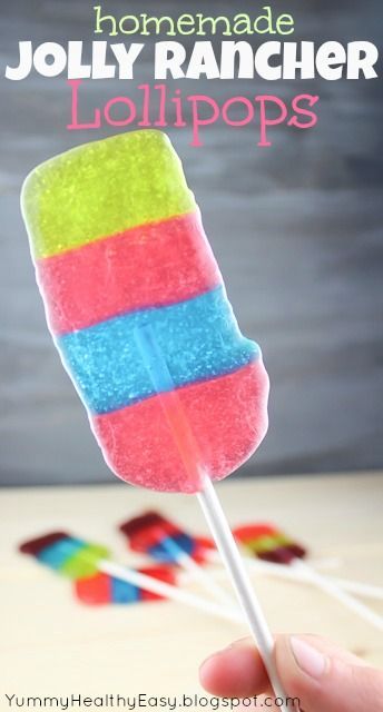 Home Made Jolly Rancher Lollipops
