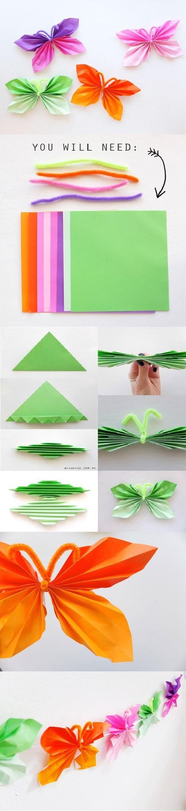 DIY Paper Butteflies