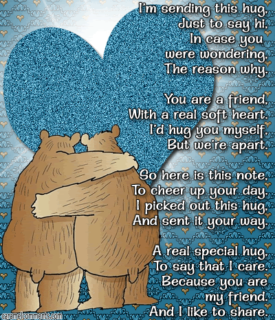 Bear hug or bare hug?