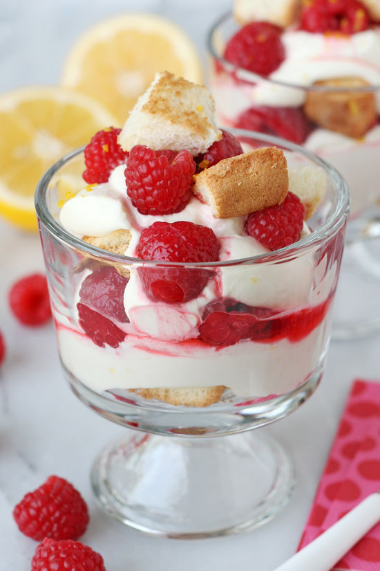 How to make lemon raspberry trifle