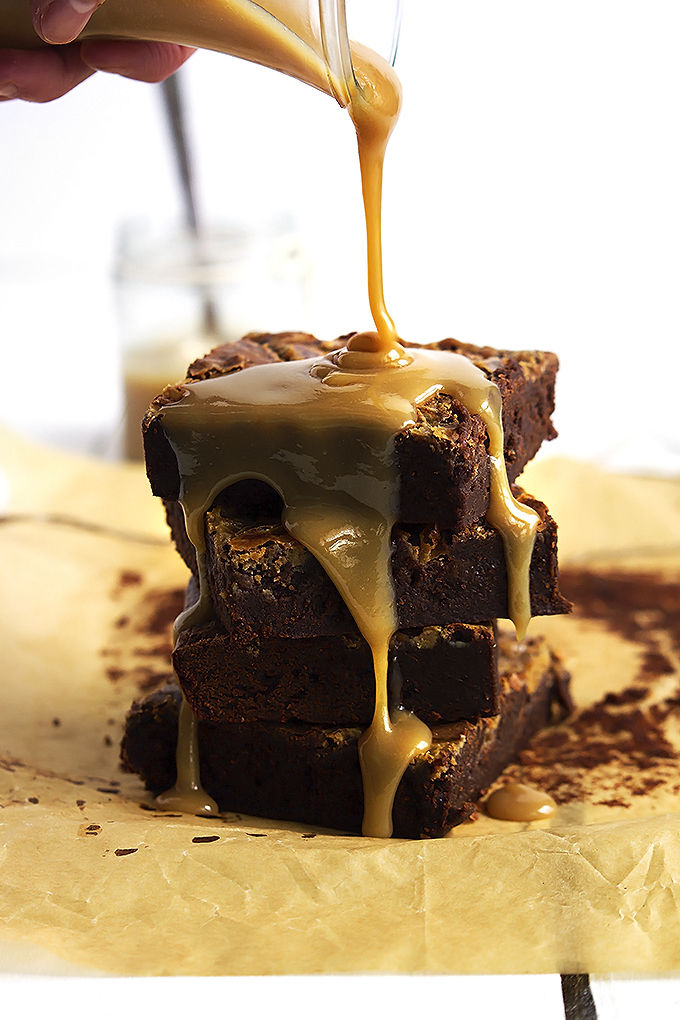How to make dulce de leche brownies How to make dulce de leche brownies