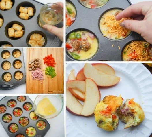 How to make potato omelet breakfast bites