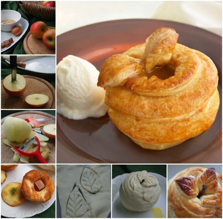 How to make pastry caramel apples