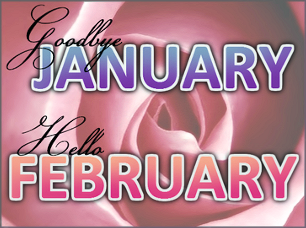 Goodbye january, hello feburary