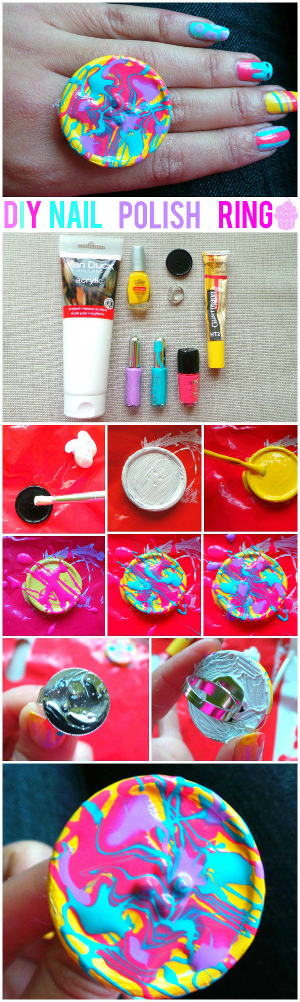 DIY Nail Polish Ring