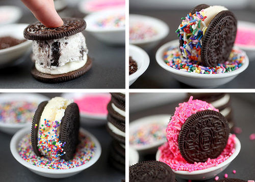 Ice Cream Oreo Sandwich Ice Cream Oreo Sandwich
