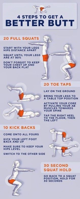 4 Steps To A Better Butt