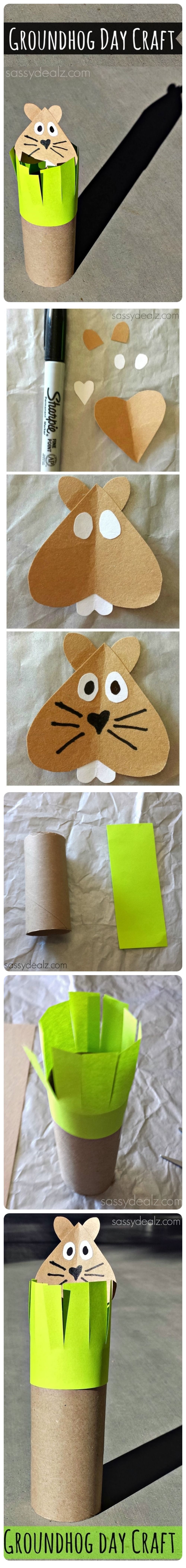 DIY Groundhogs Craft