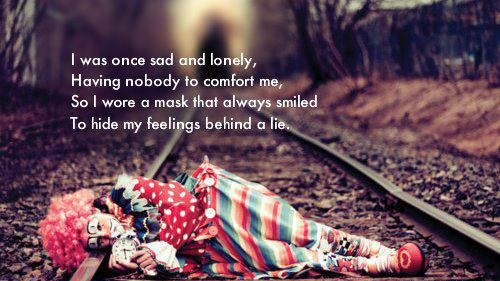 Behind a lie