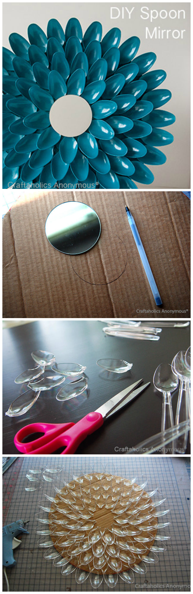 DIY Spoon Mirror DIY Spoon Mirror