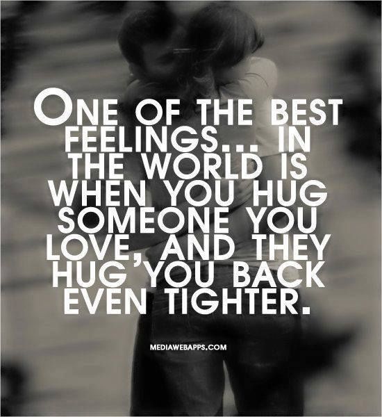 One of the best feelings in the world