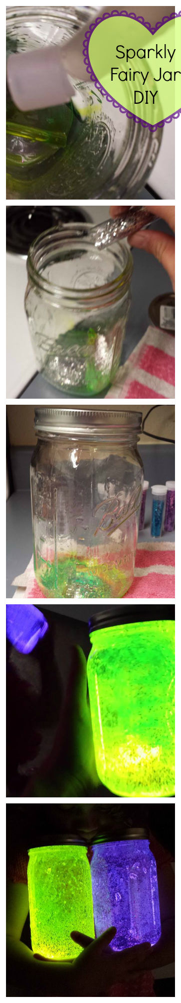 DIY Sparkly Fairy Jar