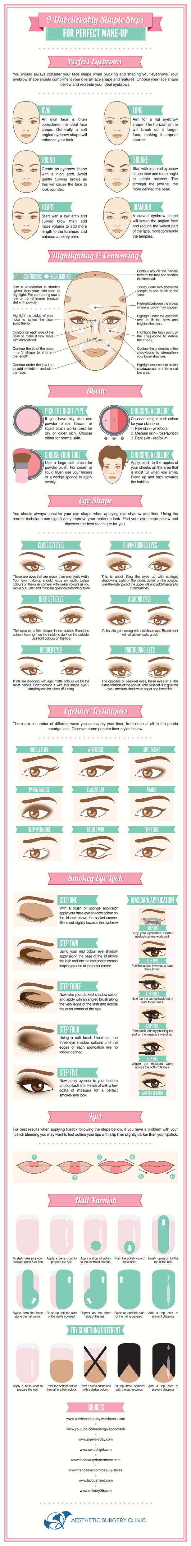 9 simple steps for perfect makeup
