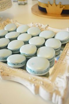 Ice Blue Macaroons Ice Blue Macaroons