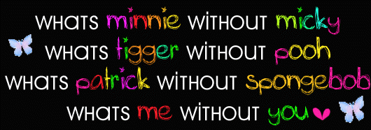 Whats me without you? Whats me without you?
