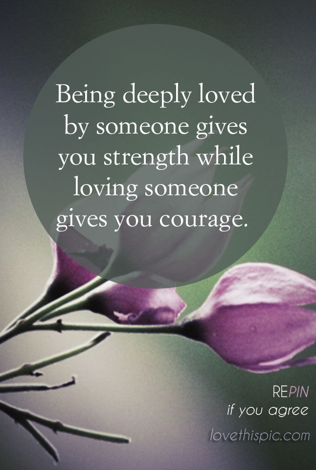 Being loved