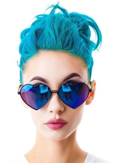 Turquoise updo