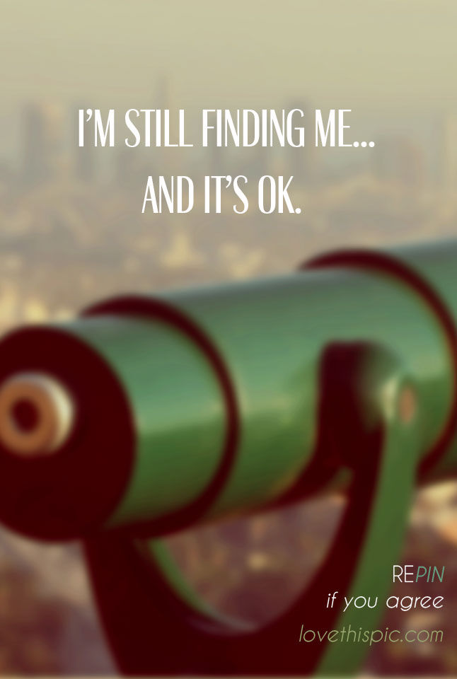 Finding me 