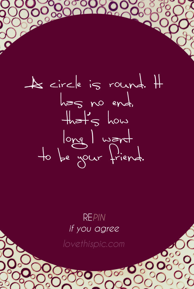 A circle
