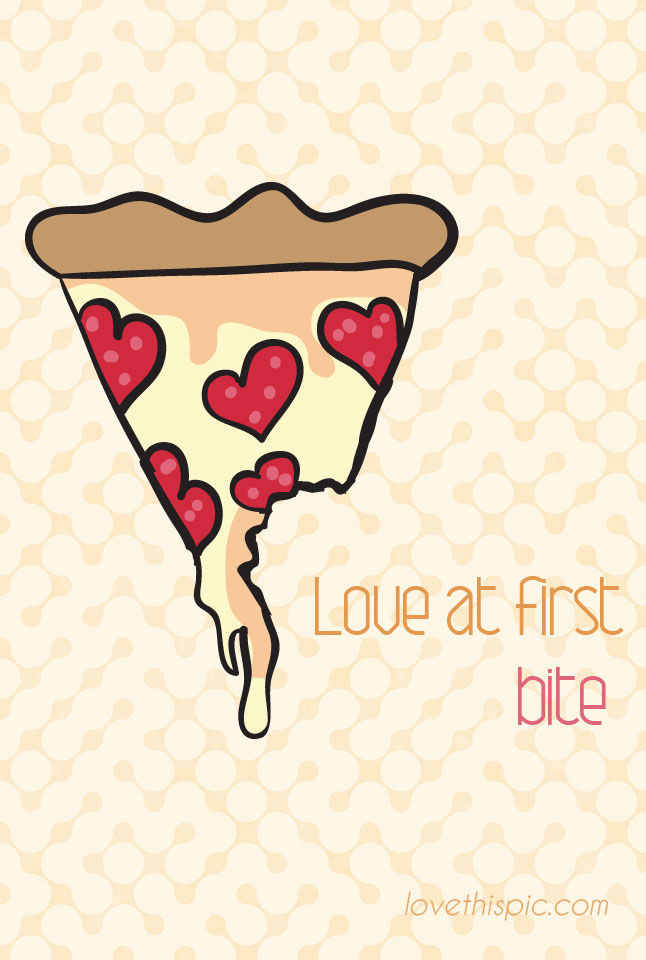 Love at first bite Love at first bite
