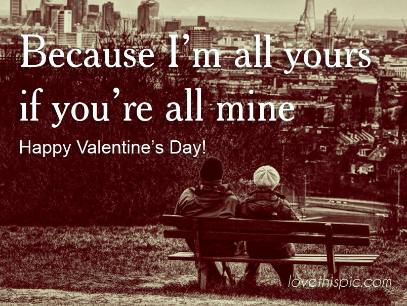 I'm all yours