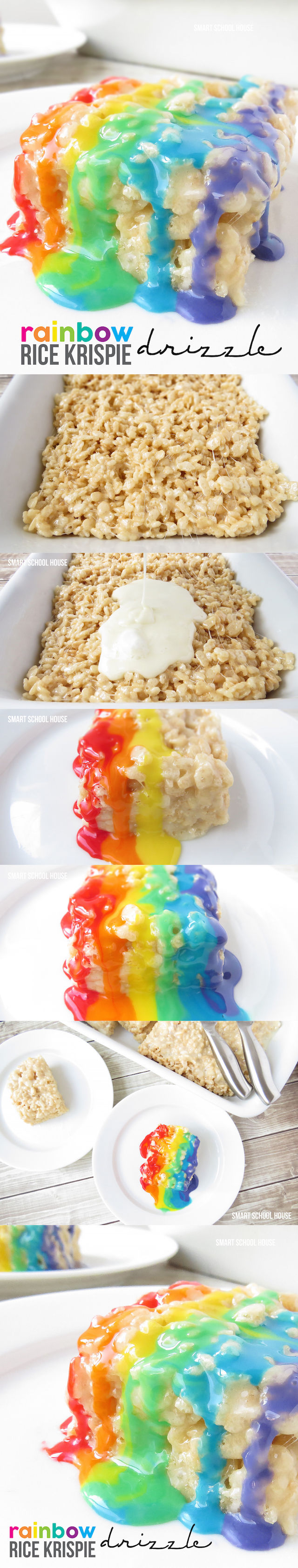 Rainbow Rice Krispie Treats Rainbow Rice Krispie Treats