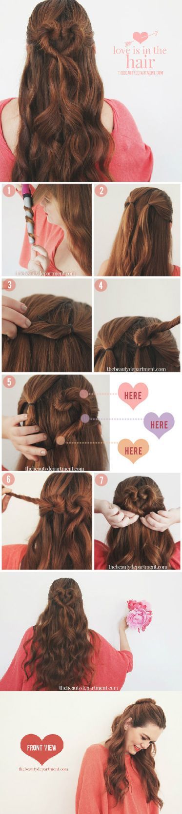 DIY Heart Bun