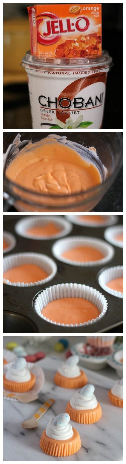 Jello and Yogurt Creamsicle Bites Jello and Yogurt Creamsicle Bites