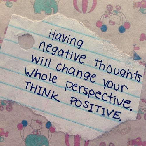 think positive