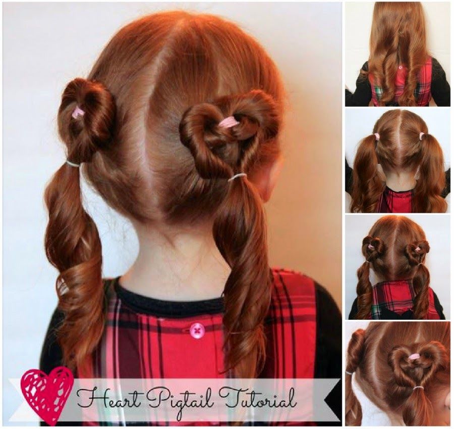 Heart Pigtail Tutorial