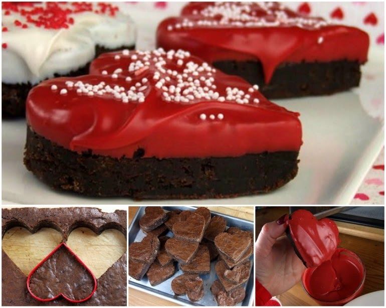 Chocolate Heart Brownies
