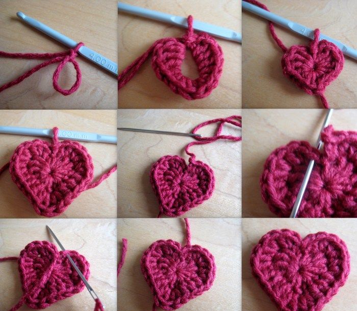 Crochet Hearts