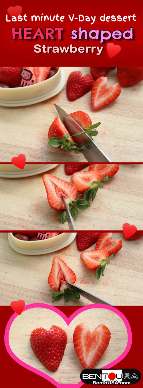 Valentine's Day Strawberry Hearts