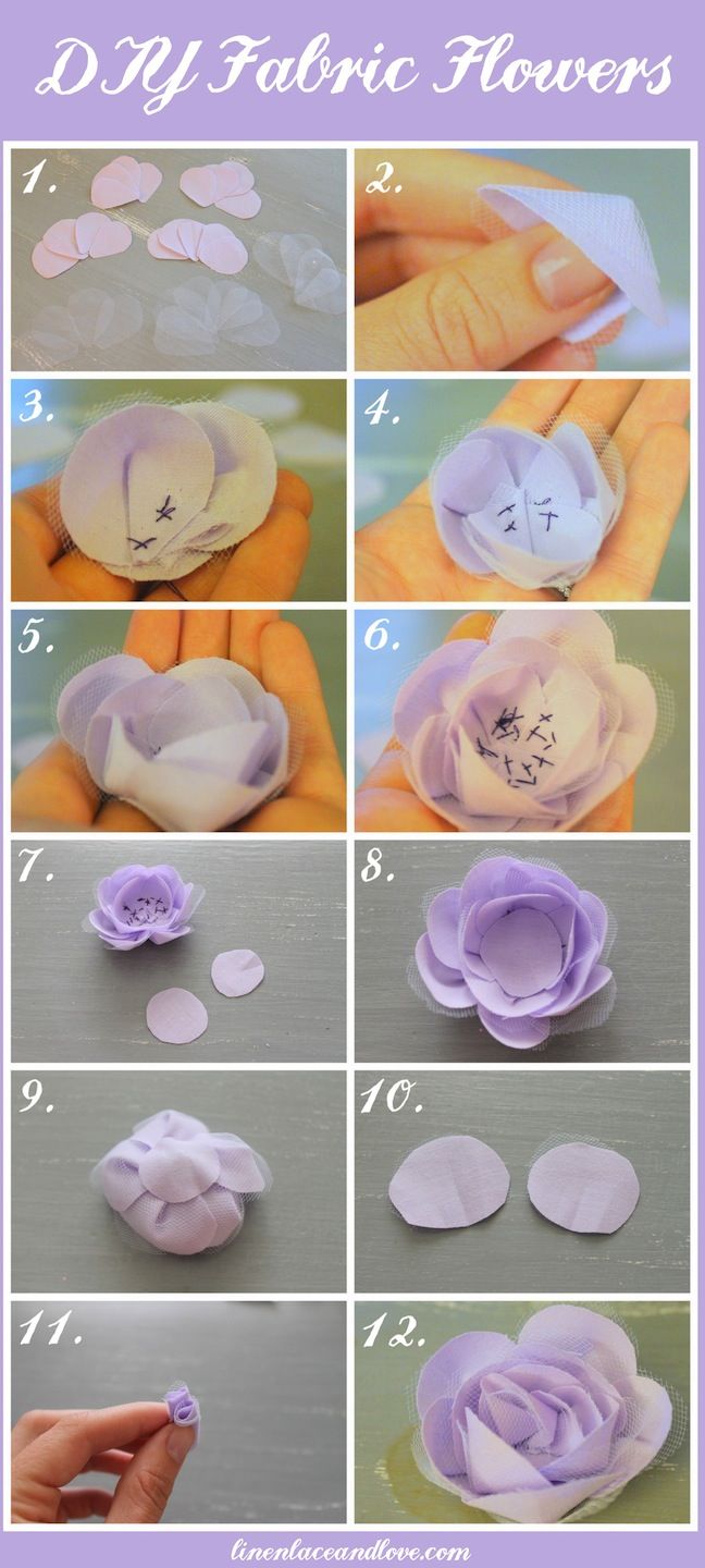 DIY Fabric Flowers