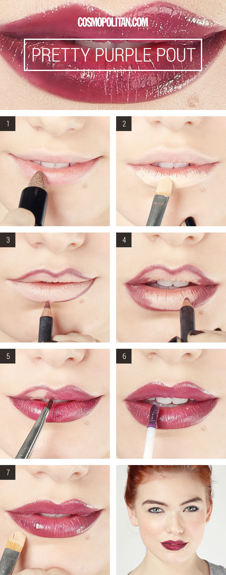 Pretty Purple Pout Lips Pretty Purple Pout Lips