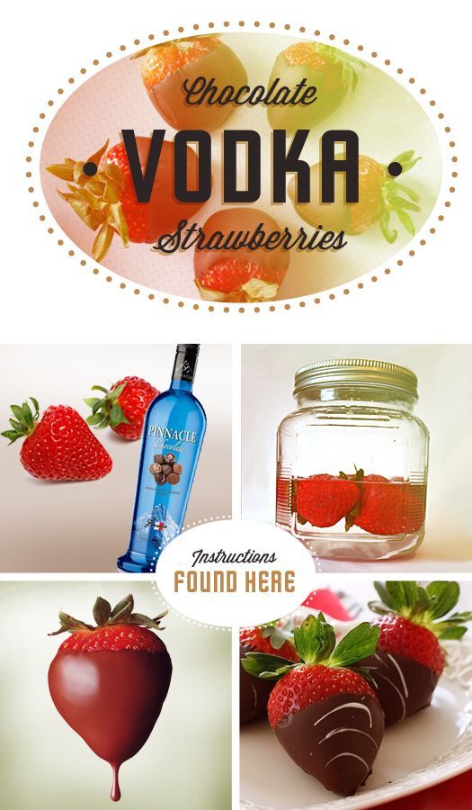 Chocolate Vodka Strawberries Chocolate Vodka Strawberries