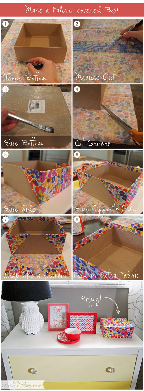 DIY Fabric Boc