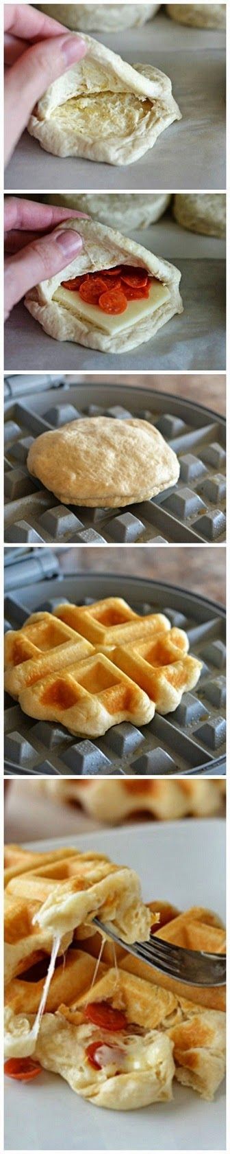 Pizza Waffles