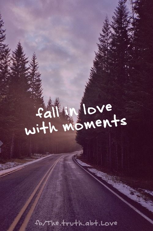 Fall in love with moments Fall in love with moments