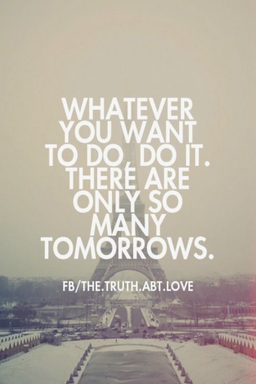 do it now