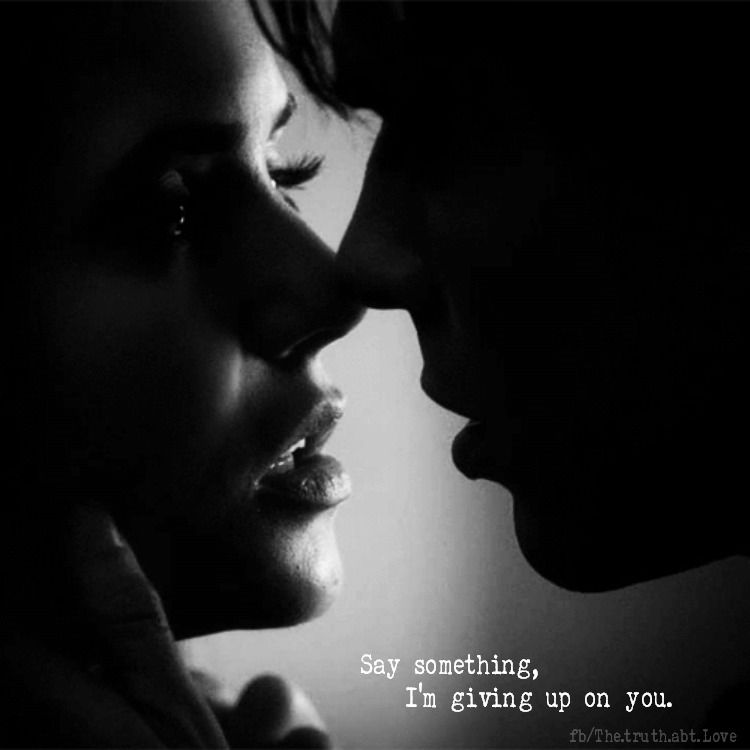 say something