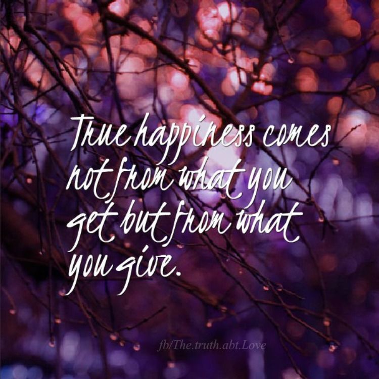 true happiness