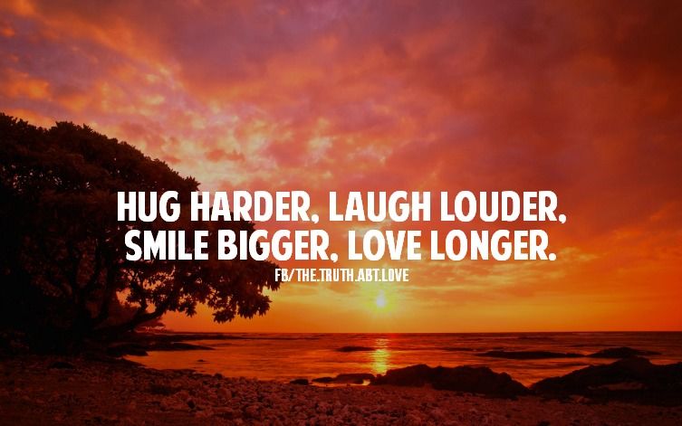 hug, laugh, smile, love