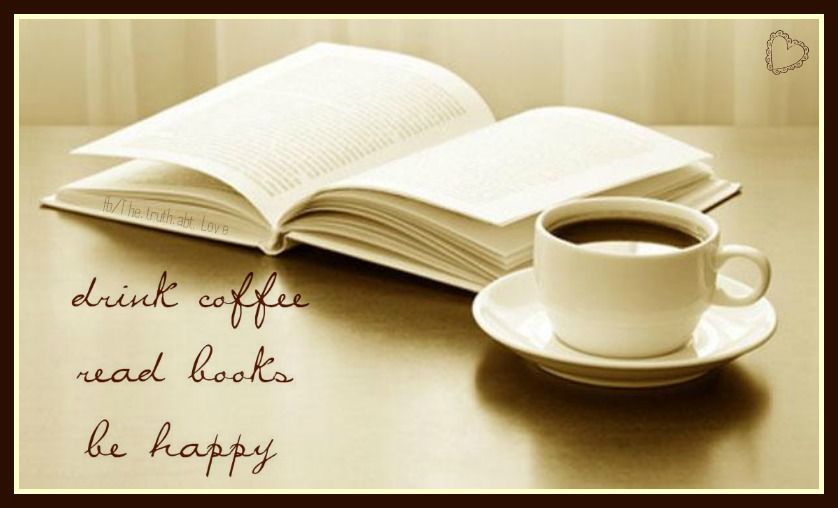coffee + books = happiness