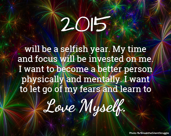 2015 will be a selfish year