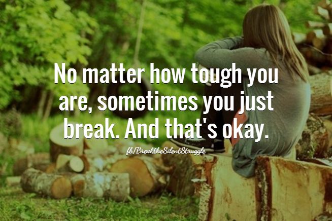 sometimes you break sometimes you break