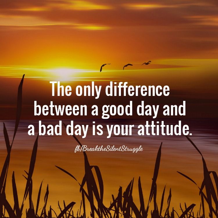 your attitude your attitude