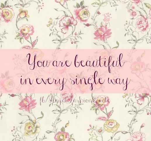 you are beautiful you are beautiful