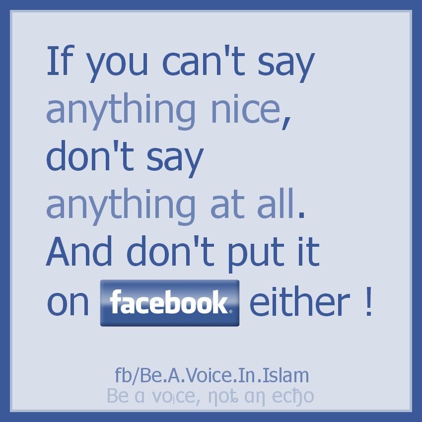 if you can't say anything nice if you can't say anything nice