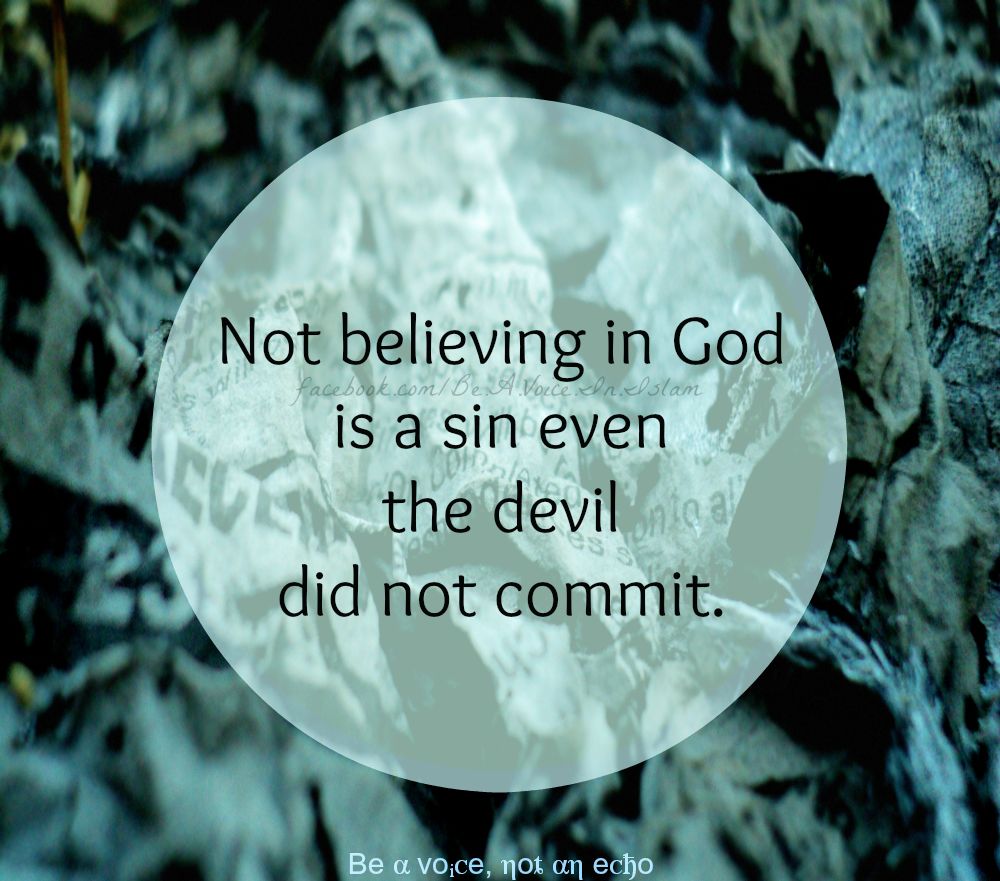 a sin even the devil did not commit a sin even the devil did not commit